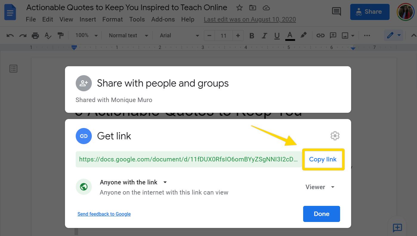 Add a Google Doc to Your Thinkific Course